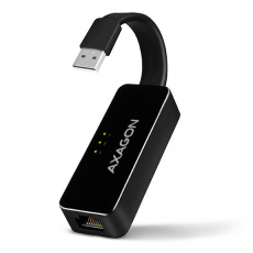 AXAGON ADE-XR, USB 2.0 - Fast Ethernet sieťová karta, auto inštal, čierna