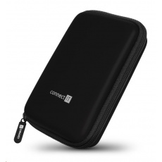 CONNECT IT HardShellProtect tvrdé ochranné puzdro pre 2,5" HDD, čierne