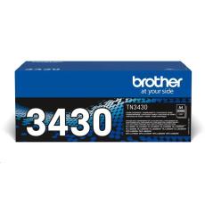 Toner BROTHER TN-3430 ( HL-L5xxx,HL-L6xxx, DCP/MFC-L5xxx, DCP/MFC-L6xxx,3 000 ks. A4)