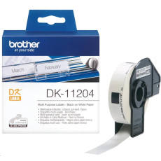 BROTHER DK-11204 Viacúčelové etikety 17x54 mm (400 ks)