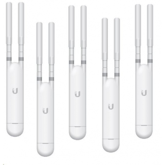 UBNT UniFi AP AC Mesh,5-PACK, bez PoE! [vnútorná/ vonkajšia sieť AP,2.4GHz(300Mbps)+5GHz(867Mbps),2x2MIMO,802.11a/b/g/n/ac]