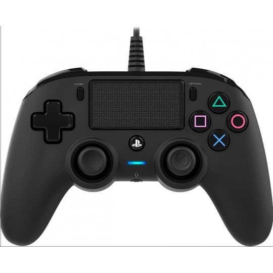 Nacon Wired Compact Controller - ovladač pro PlayStation 4 - černý