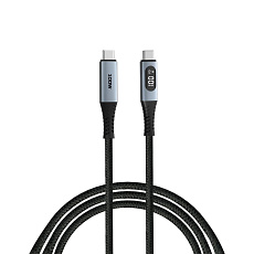 VERBATIM Kabel USB-C Sync & Charge, 100W, s displejem, 120cm