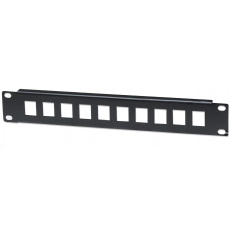 Intellinet Patch Panel 10", prázdny pre 10 portov, 1U, čierny