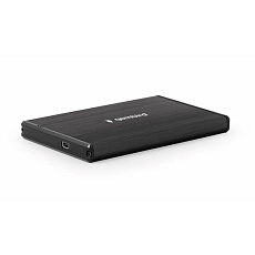 GEMBIRD externí box pro 2.5" zařízení, USB 3.0, broušený hliník, černá