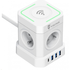 BAZAR - Viking síťový adaptér ACT44W - Poškozený obal (Komplet)