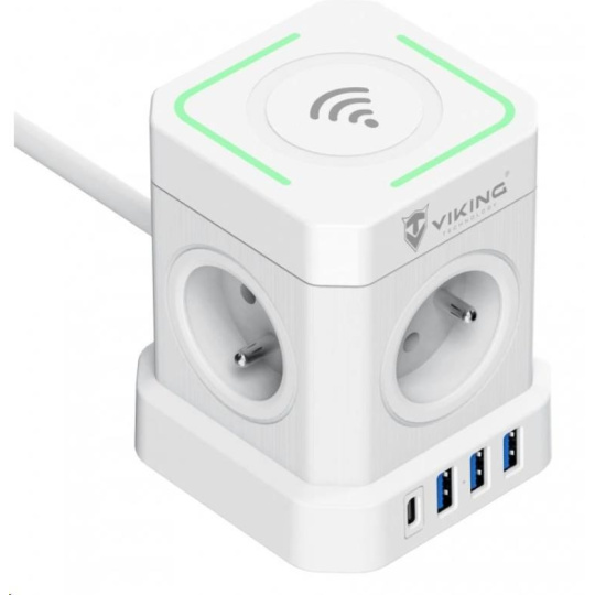 BAZAR - Viking síťový adaptér ACT44W - Poškozený obal (Komplet)