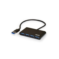 PORT HUB USB-A, 4x USB-A 3.0, černá