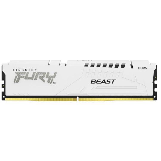 KINGSTON DIMM DDR5 16GB 6000MT/s CL30 ECC FURY Beast EXPO Bílá