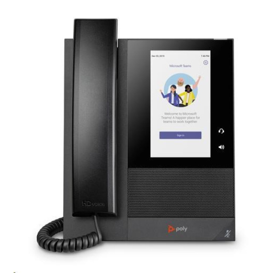 Poly CCX 400 multimediální telefon pro Microsoft Teams s podporou technologie PoE