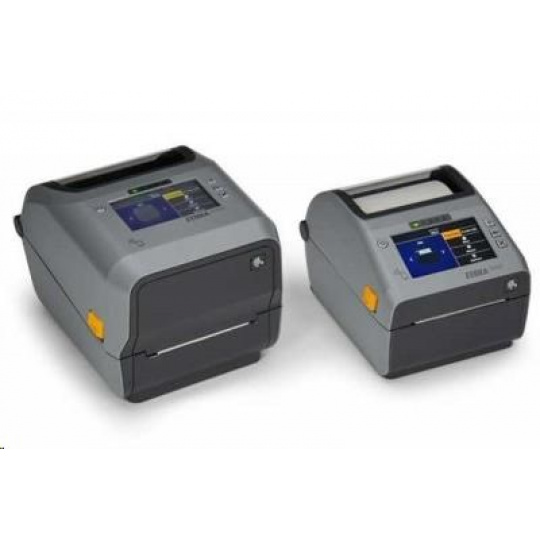 Zebra ZD621R, 12 bodov/mm (300 dpi), peeler, disp., RTC, RFID, USB, USB Host, RS232, BT (BLE), Ethernet, šedá