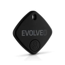 EVOLVEO TrackTag, Bluetooth lokátor s Apple Find My, černý EVOLVEO TrackTag, Bluetooth lokátor s Apple Find My, černý