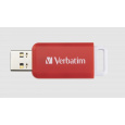 VERBATIM Flash disk 16GB DataBar USB 2.0 Disk, červený