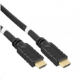 Vysokorýchlostný HDMI kábel PREMIUMCORD s Ether.4K@60Hz, so zosilňovačom, 30 m, 3x tienenie, M/M, pozlátené konektory