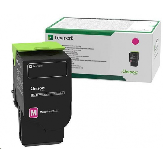 Lexmark purpurový Extra High cap. toner C242XM0 Return program pro pro C2425x,C2535x,MC2425x,MC2535x,MC2640x - 3 500 str