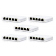 UBNT UniFi Switch USW-Flex-Mini-5, 5-pack [5xGigabit, 1xPoE In]