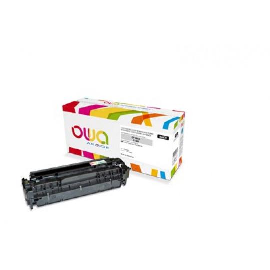 OWA Armor toner pre HP Color Laserjet Pro M476, 2400 strán, CF380A, čierny/čierny