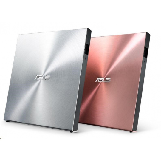 ASUS DVD SDRW-08U5S-U/PINK/G/AS, externá tenká DVD-RW, ružová, USB + Cyberlink Power2Go 8