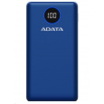 ADATA PowerBank P20000QCD - externá batéria pre mobilný telefón/tablet 20000mAh, 2,1A, modrá (74Wh)