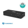 PORT dokovací stanice 9v1 THUNDERBOLT 2x 4K, 2x DP, RJ45, 3x USB-A, 2x USB-C, USB-C 65W, 3,5