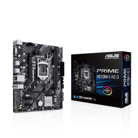 ASUS MB Sc LGA1200 PRIME H510M-E R2.0, Intel H470, 2xDDR4, 1xDP, 1xHDMI, 1xVGA, mATX