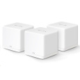 MERCUSYS Halo H60X(3-pack) WiFi6 Mesh (AX1500,2,4GHz/5GHz,3xGbELAN/WAN(1x XR Unit), 2xGbELAN/WAN (2x XS Unit)