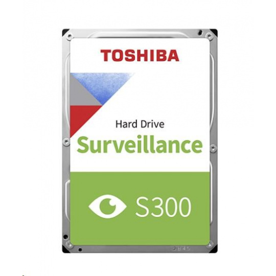 TOSHIBA HDD S300 PRO Surveillance (CMR) 10TB, SATA III, 7200 otáčok za minútu, 256MB cache, 3,5", BULK