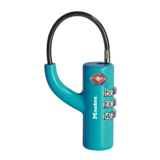 Master Lock Visací kombinační zámek  TSA 4717EURDBLU