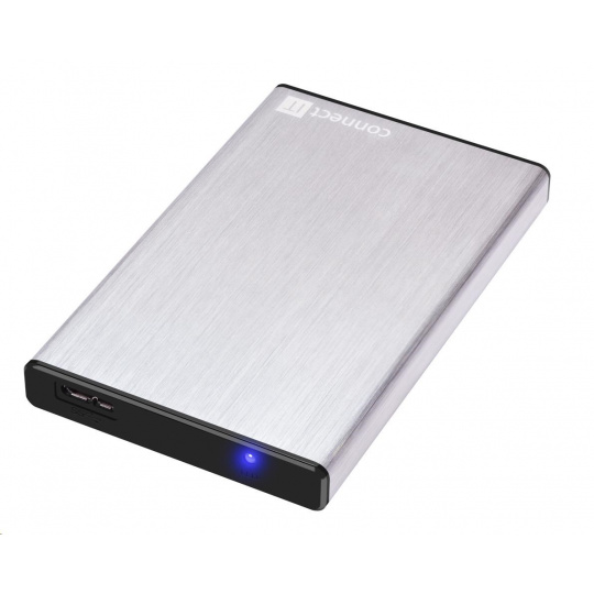 Externý box CONNECT IT LITE pre HDD 2,5" SATA, USB 3.0 striebra