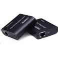 PREMIUMCORD HDMI extender na 60 m FULL HD 1080p cez jeden kábel Cat5e/6/6a/7, nastavenie EDID