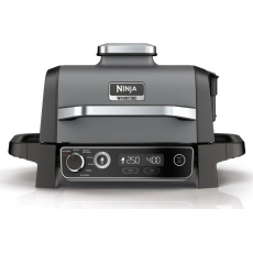 Ninja OG701DE elektrický gril, horkovzdušná fritéza a udírna, 2400W, 7 programů, černá Ninja OG701DE elektrický gril, horkovzdušná fritéza a udírna, 2400W, 7 programů, černá