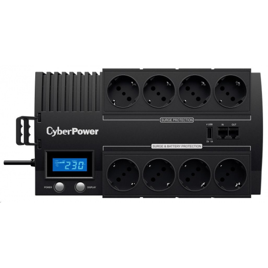 CyberPower BRICs Series II SOHO LCD UPS 1200VA/720W, nemecké zásuvky SCHUKO