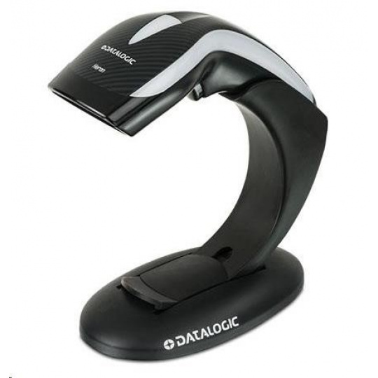 DataLogic Heron HD3130, čítačka kódov, stojan, čierna, USB