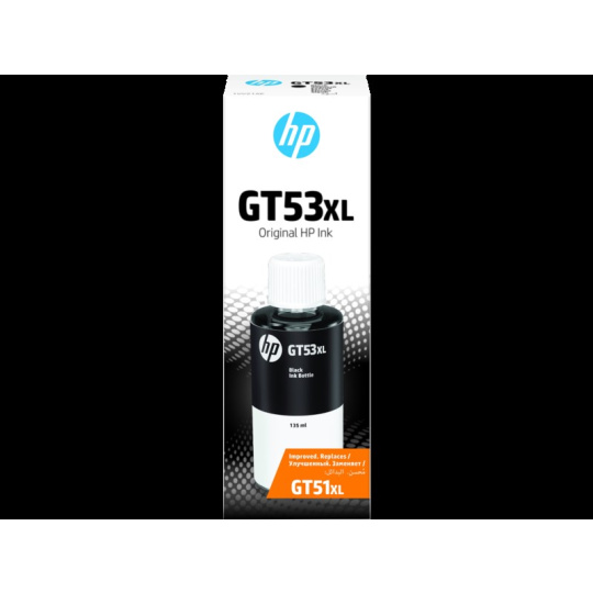 HP GT53 135ml Black Original Ink Bottle (6,000 pages)