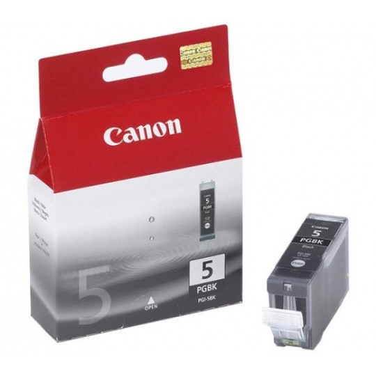 Canon PGI-5 BK černá pro iX4000, iX5000, MP-500, MP-800(R),PIXMAiP3300,3500,iP4x00,iP5200(R),MP5x0,MP6x0,MP8x0(360 str.)