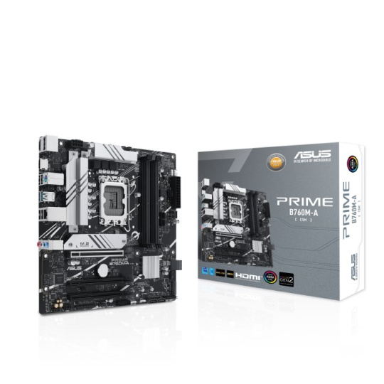 ASUS MB Sc LGA1700 PRIME B760M-A-CSM, Intel B760, 4xDDR5, 1xDP, 2xHDMI, mATX