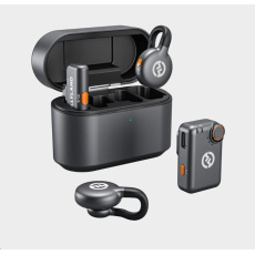 Hollyland LARK M2S Mini Combo  Wireless Lavalier Microphone Mini Combo (Space Gray)