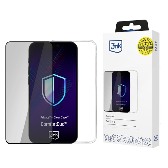 3mk ComfortDuo Privacy Clear pro Samsung Galaxy S25 Ultra