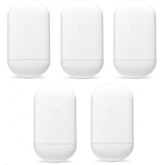 UBNT airMAX NanoStation 5AC Loco (NS-5ACL-5) 5-PACK, bez PoE [5GHz, 2x2MIMO, 13dBi anténa, Client/AP/Repeater, 802.11ac]