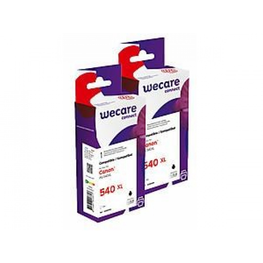 WECARE Armor kazeta pre Canon MG2150,3150 (PG540XL), sada čierna, 2x23ml