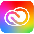 Adobe Creative Cloud for teams All Apps, Multi Platform, English, Education, Named, 1 mesiac, Level 2, 10 - 49 Lic - nová licence