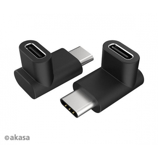 Adaptér AKASA USB3.1 Gen2 Type-C na Type-C, 2 ks v balení