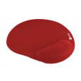 C-TECH Podložka pod myš gélová MPG-03, červená, 240x220mm