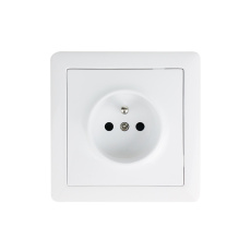 Solight zásuvka Slim, bílá Solight zásuvka Slim, bílá