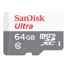 Karta SanDisk MicroSDXC 128 GB Ultra (80 MB/s, trieda 10 - balenie pre tablety, Android) + adaptér