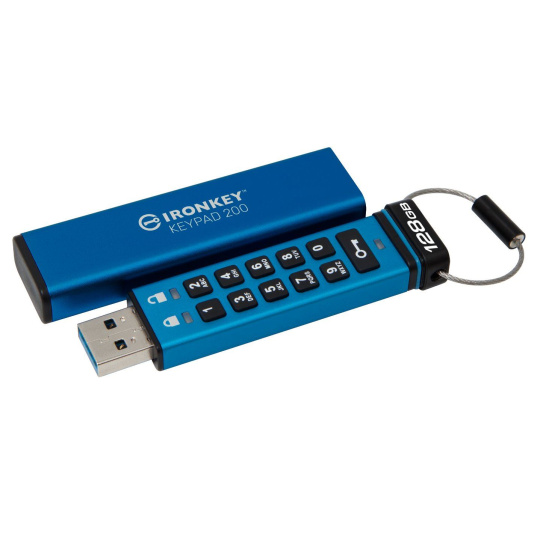 Kingston Flash Disk IronKey 128GB Keypad 200 encrypted USB flash drive