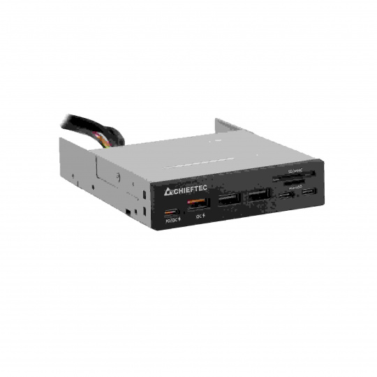 Čítačka kariet CHIEFTEC CRD-908H, 3,5", USB 3.2 Hub