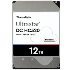 Western Digital Ultrastar® HDD 12TB (HUH721212ALE600) DC HC520 3.5in 26.1MM 256MB 7200RPM SATA 512E ISE P3