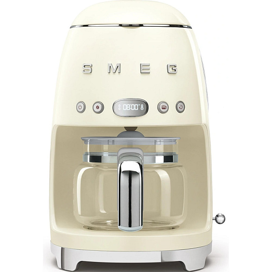 Smeg Retro Style DCF02CREU překapávač kávy béžový, 10 šálků, 1,25 l, automatický start, keep warm