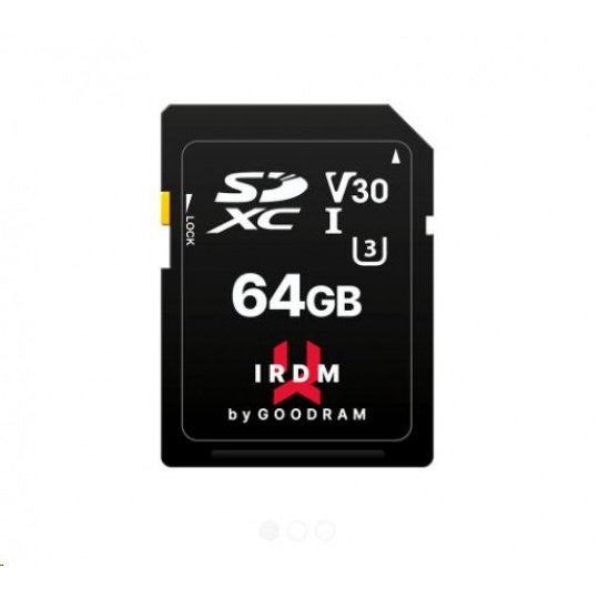 Karta GOODRAM SDXC 64GB IRDM (R:100/W:70 MB/s) UHS-I U3